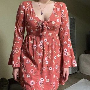 Floral Long Sleeve Dress